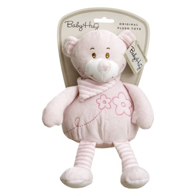 BABY HUG Plišani medo baby, roza, 30cm