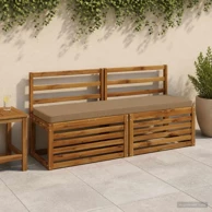 Jastučić za klupu Vught 160 x 40 cm od poliestera, taupe