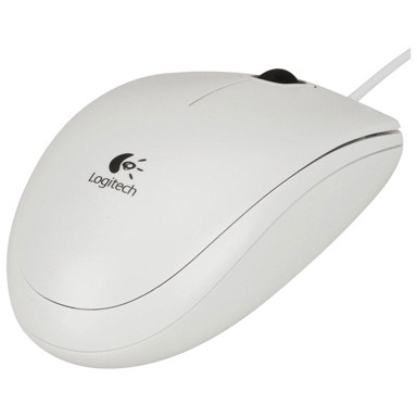 LOGITECH Optički miš B100, 1000 DPI, bijeli