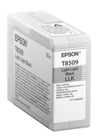EPSON Tinta za printer ink cartridge light light black T 850 80 ml T 8509