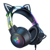 ONIKUMA Gaming slušalice X15 PRO Cat, crne