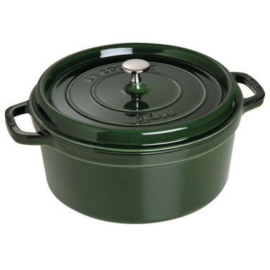 STAUB Lonac 6.7 l, lijevano željezo, crni