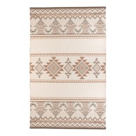 GREEN DECORE Vanjski dvostrani tepih Afra 120x180 cm, bež-smeđi