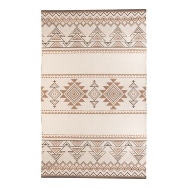 GREEN DECORE Vanjski dvostrani tepih Afra 120x180 cm, bež-smeđi