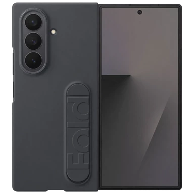 SAMSUNG Maskica Standing Silicone Back Cover Black za SAMSUNG Galaxy Z Fold 7 (E