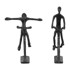 LIGHT & LIVING Metalni kipići u setu 2 kom 22 cm Cyclists