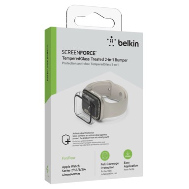 BELKIN TemperedCurve Staklo za Ekran Apple Sata 4-7/SE 40/41mm prozirno