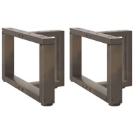 Noge za blagovaonski stol o-oblika, 60 x 50 x 73 cm, prirodna