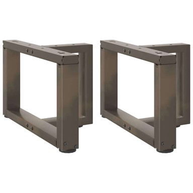 Noge za blagovaonski stol o-oblika, 60 x 50 x 73 cm, prirodna