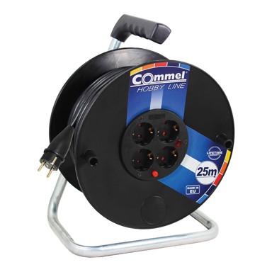 COMMEL Produžni kabel motalica 40m 3X2.5mm H05RR-F