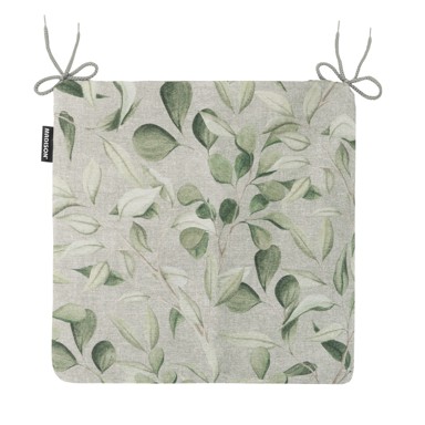 Jastuk za stolicu sa zatvaračem, 40 x 40 x 4 cm, bez boje