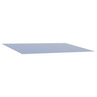 Zamjensko platno za tendu, 300 x 200 cm, poliester, plava i bijela