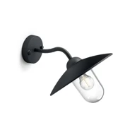 PHILIPS Zidna svjetiljka Hammock, E27, 60W, 230 V, IP44, crna