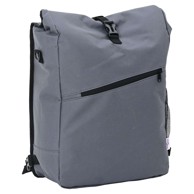 Biciklistička torba za nosač, 25 L, siva, 33x16x48 cm