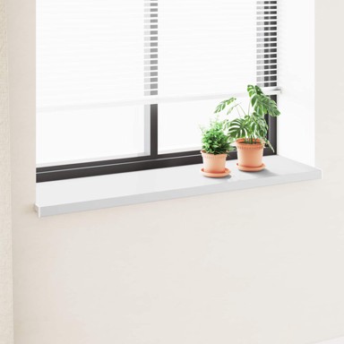 Prozorska klupčica, bijela, 120 x 40 x 4,5 cm, PVC