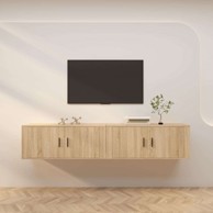Zidni TV ormarići 2 kom, 100 x 34.5 x 40 cm, drvo, sonoma hrast