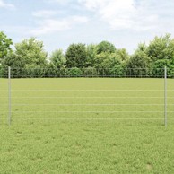 Euro ograde s 5 U stupova 0. 8x10 m čelik, srebrna