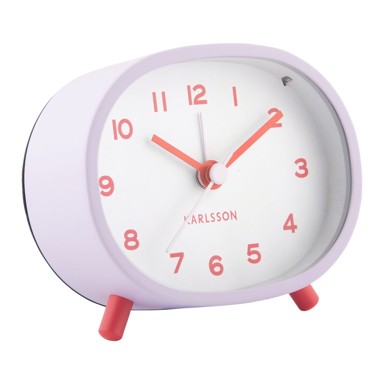 KARLSSON Budilica Cheeky, prirodna