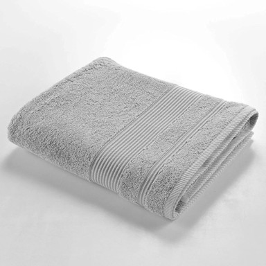 DOUCEUR D'INTÉRIEUR Svijetlo sivi pamučni ručnik od frotira 90x150 cm Tendresse
