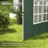 HOMESTAR Set bočnih panela za paviljon 2 kom 295 x 195 cm, zeleni