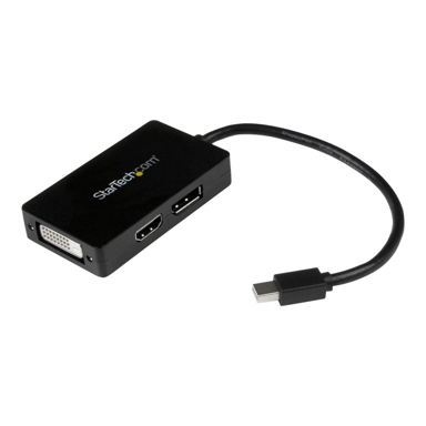 STARTECH Adapter Mini DisplayPort na DisplayPort, DVI-D i HDMI 0,15 m, crni