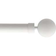 LUANCE Set karniša razvlačni promjer 25-28 mm Gaia 210-380 cm, bijela