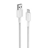 ANKER USB-A na USB-C pleteni kabel 322, bijeli, 1.8m