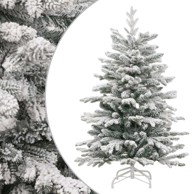 Božićno drvce umjetno sa šarkama i snijegom, 150 cm