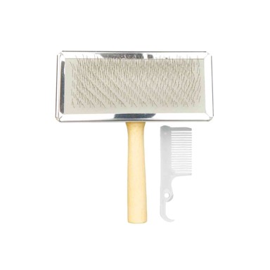 TRIXIE Četka Soft sa čistačem četke 11x14 cm