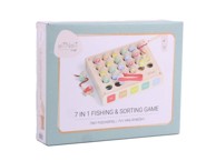 ELINELI Drvena igra 7 u 1 Ribolov i sortiranje