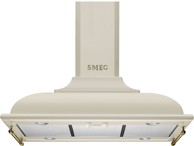 SMEG Kuhinjska napa, KCI19POE Cortina, krem boja, retro dizajn
