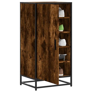 Stalak za cipele boja hrasta 48x38x97,5 cm konstruirano drvo