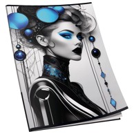 CONNECT Bilježnica, meki uvez, crte, A5, 40 listova, 80 g/m², Glitter, sortirani motivi