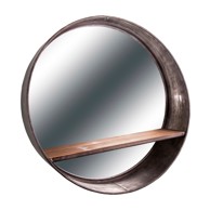 ANTIC LINE Zidno ogledalo s policom ø 46 cm