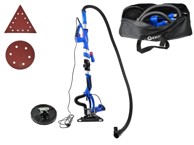 GEKO Brusilica “žirafa” 225 mm s LED i trokutastom glavom, crna