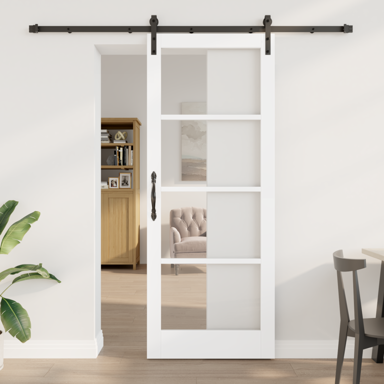 Klizna vrata s opremom 'ORKDAL' bijela 83x211 cm