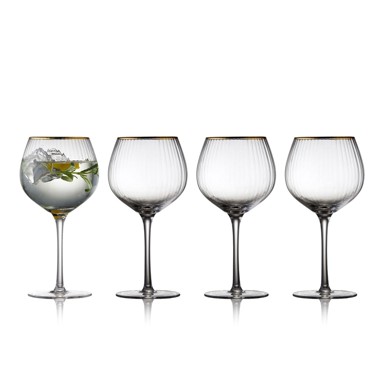 LYNGBY GLAS Set od 4 čaše za gin & tonic Palermo, 650 ml