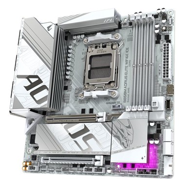 GIGABYTE Matična ploča B850M Aorus Elite WiFi6E ICE, AMD B850 - Sockel AM5, DDR5-B850M AORUS ELITE WIFI6E ICE
