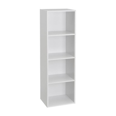 CASA SELECCIÓN Bijela biblioteka 30x106x24 cm Cube