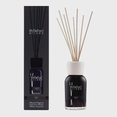 MILLEFIORI Difuzor Milano Nero - 250 ml