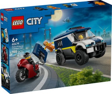 LEGO Set za slaganje Policijski kombi za prijevoz zatvorenika 60479