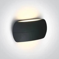 Zidna svjetiljka, LED, 2x6W, 3000K, 2x420 lm, 230V, IP54, DM67378A/AN/W, antracit