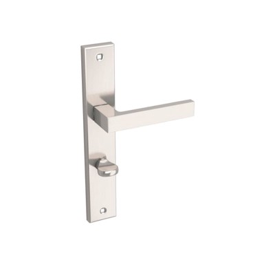 KUCHINOX WC kvaka Qubik, duga ploča, 72 mm, satenska