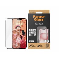 PANZERGLASS Zaštitno Staklo za iPhone 15, Ultra-Wide Fit