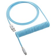 CABLEMOD Classic spiralni kabel za tipkovnicu, USB-C na USB Type A, Blueberry Cheesecake, 150 cm - CM-CKCA-CW-LBW150LBW-R