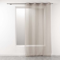 DOUCEUR D'INTÉRIEUR Smeđa prozirna zavjesa 140x280 cm Telma