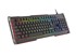 GENESIS Tipkovnica RHOD 400 RGB Gaming USB QWERTY US International crna