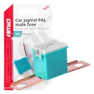 AMIO Auto osigurač JapVAL PAL muški 62mm 20A, 1 kom