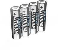 ANSMANN Extreme Lithium AA baterije, 4 kom, srebrne