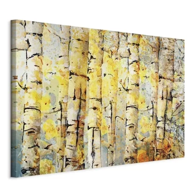 Slika Ljetne boje šume, jednodijelna, široka, 60x40 cm